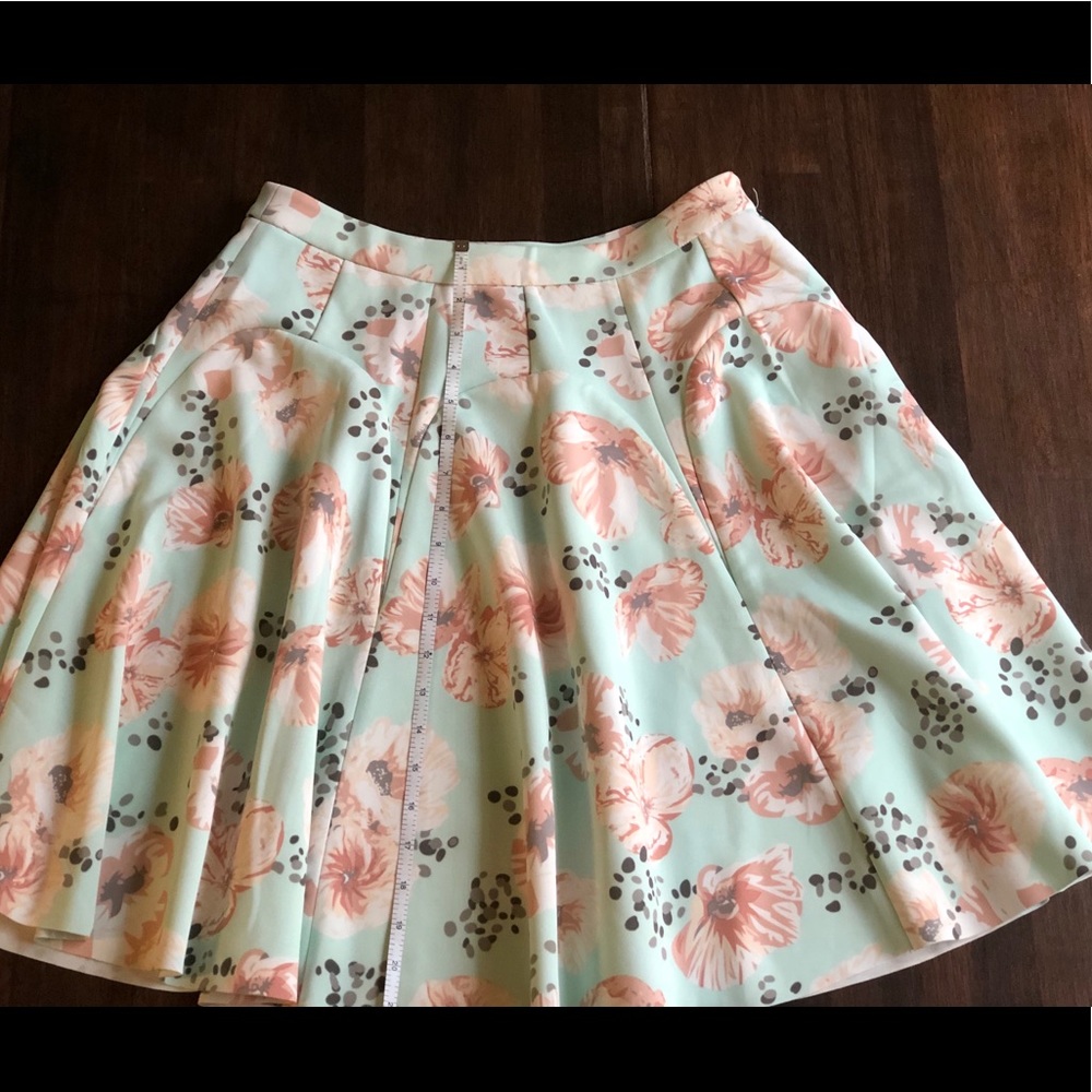 Downeast Basics  San Juan skirt poppy print